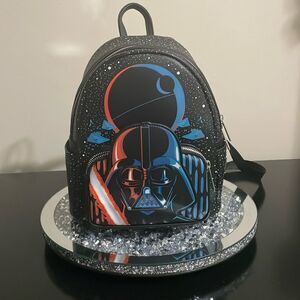 New tags Death Star darth Vader Star Wars space light saber loungefly back pack